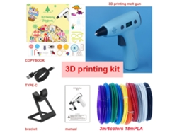 Pistola de termofusión para impresión 3D, pantalla de control de temperatura adaptable, uso profesional. STELASPLEN