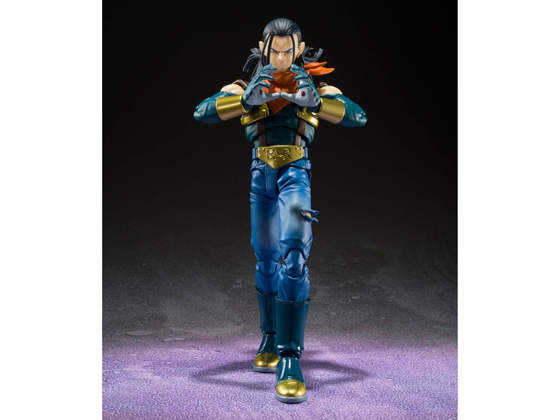 Figura Dragon Ball Gt Super Androide 17 Sh Figuarts 20cm B.active
