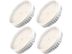 Bombilla Led Gx53 De 9 W, Aluminio Fundido, Luz Blanca Cálida, 240 V, Ahorro De Energía.