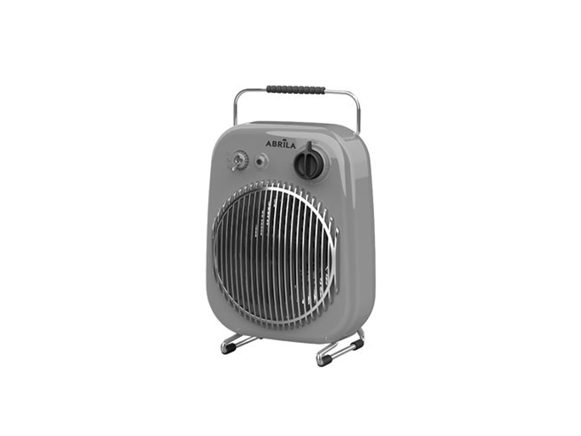 Termoventilador Eléctrico Martinica Gris/negro 2000w 2 Potencias 2 Funciones Antivuelco Termostato (35,4x21,8x15,5cm)