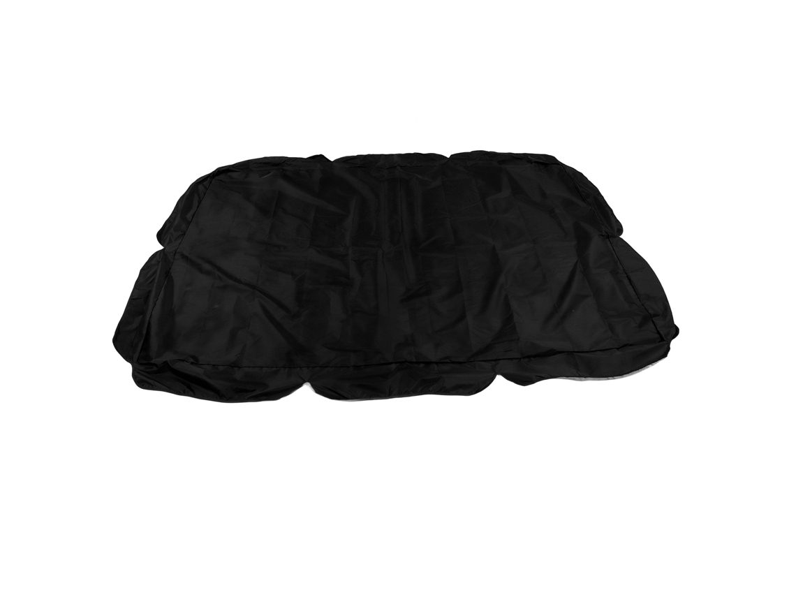 Cubierta Para Toldo De Jardín Oxford 210d Plateada, Impermeable Y Con Protección Uv, Color Negro.