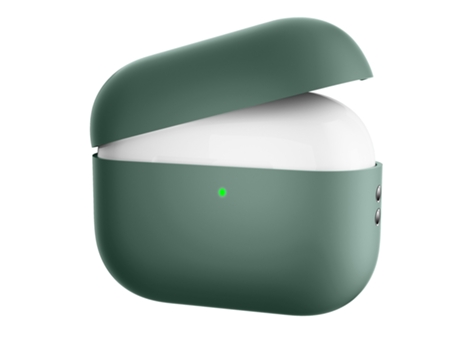 Funda protectora para auriculares, a prueba de golpes, anticaída, de silicona suave, compatible con Bluetooth, para AirPods Pro2 2022, color verde