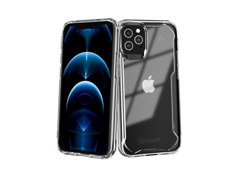 Funda para iPhone 12 Pro Max MUVIT Plástico Transparente