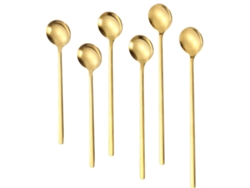 Set de Cucharas Largas - Para Cócteles y Café (6 Piezas) RNEMITERY