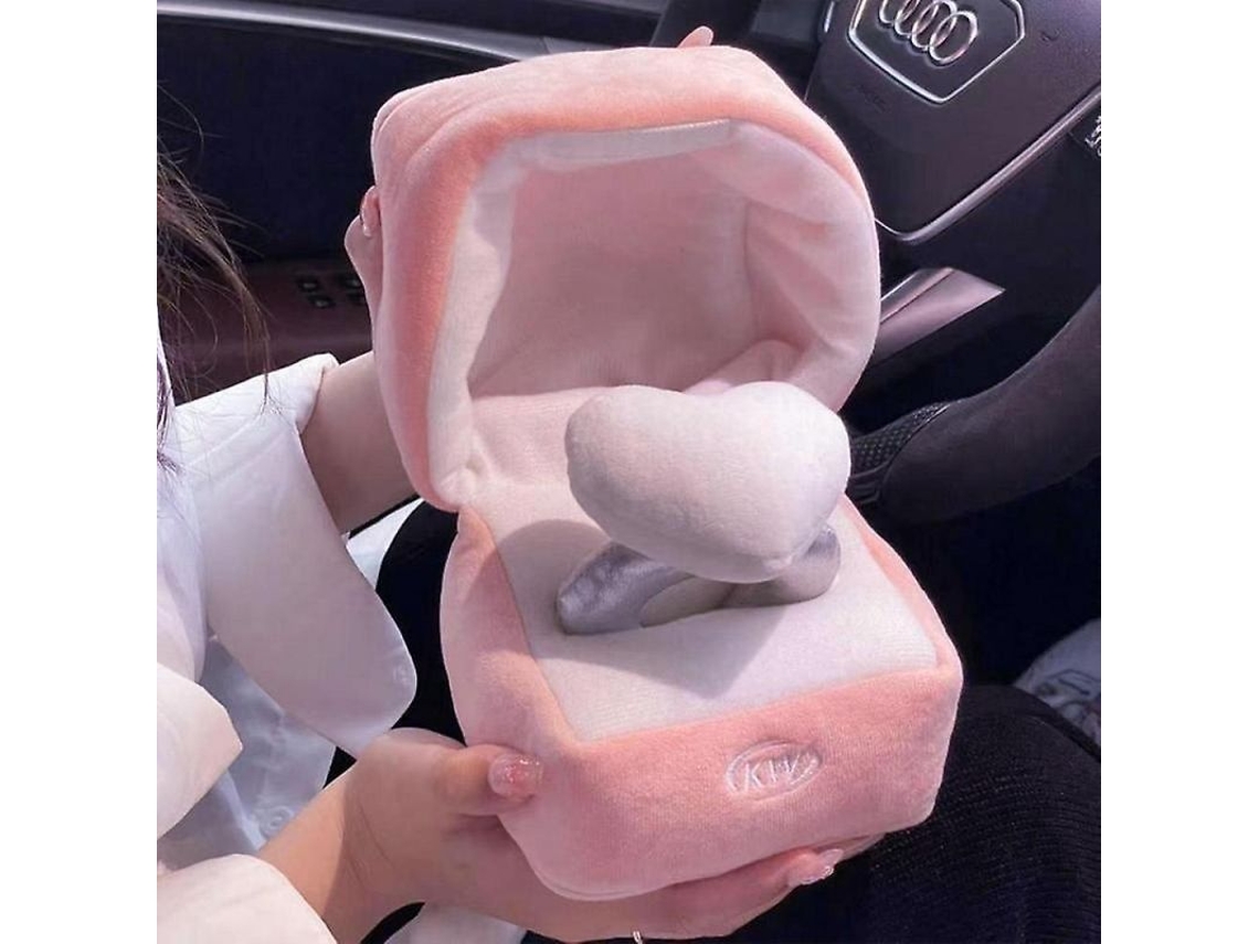 Caja De Anillos De Peluche Creativa, Regalo Sorpresa Para Propuesta De Matrimonio Y Aniversario Tob