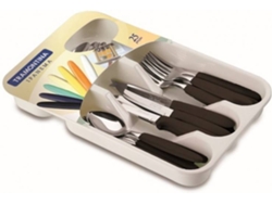 Organizadores de Utensílios TRAMONTINA Ipanema con 25pcs Negro (Acero Inox)