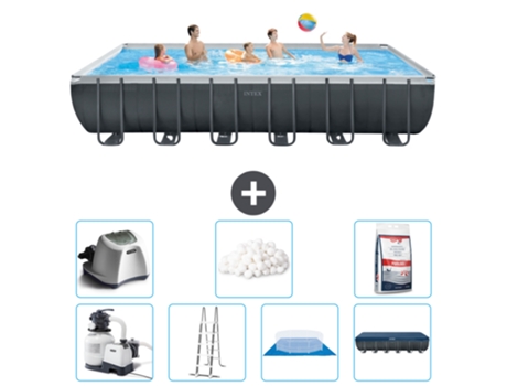 Piscina Tubular INTEX 26364GN-CB58 (31805 L - 366x132cm)