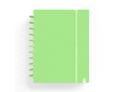 Cuaderno INGENIOX A4 Rayado 80Hj 100G Foam C/Goma Elástica Verde Pastel 66024021