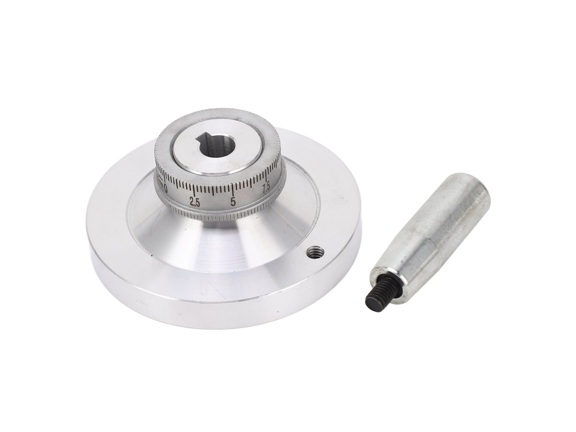 Volante manual de aleación de aluminio de 80 mm con manivela para mini machos de roscar 7x12 7x14 0618 Cj18a