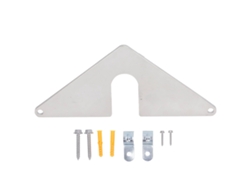Placa De Montaje Para Grifo De Manguera, De Acero Inoxidable Y Aluminio, Antioxidante, Compatible Con Uso Doméstico Y En Jardín.