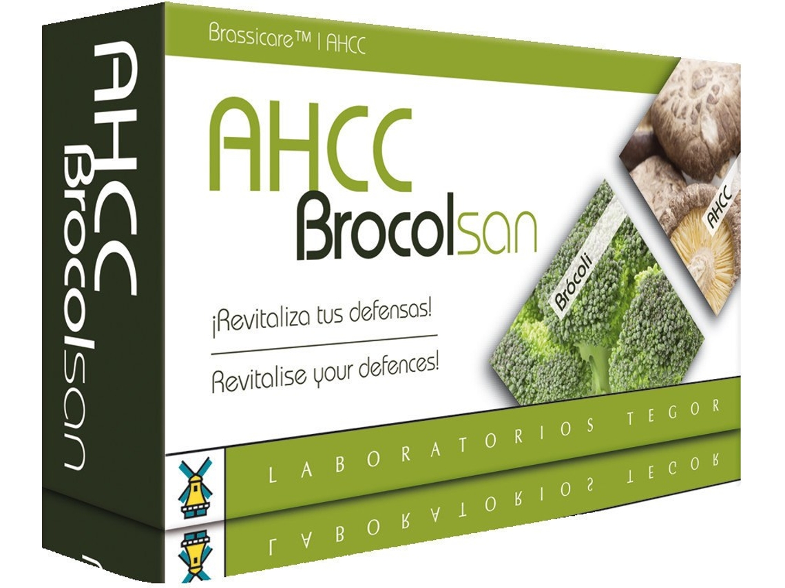 Suplemento Alimentar TEGOR SPORT Ahcc Brocolsan (60 Caps - Cápsulas)