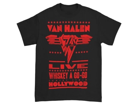 Camiseta ROCKINSTONE Van Halen Whisky A Go-Go (XXL)