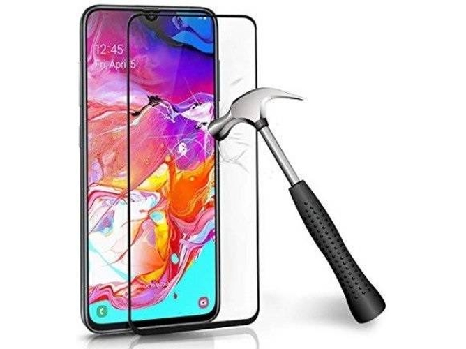 Protector de Cristal Templado Samsung Galaxy A70s Negro
