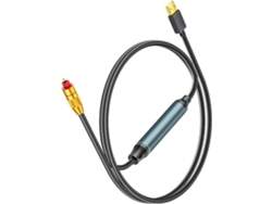 Convertidor Óptico Usb A Spdif, Adaptador De Audio Analógico A Digital Para Mejora Del Sonido.