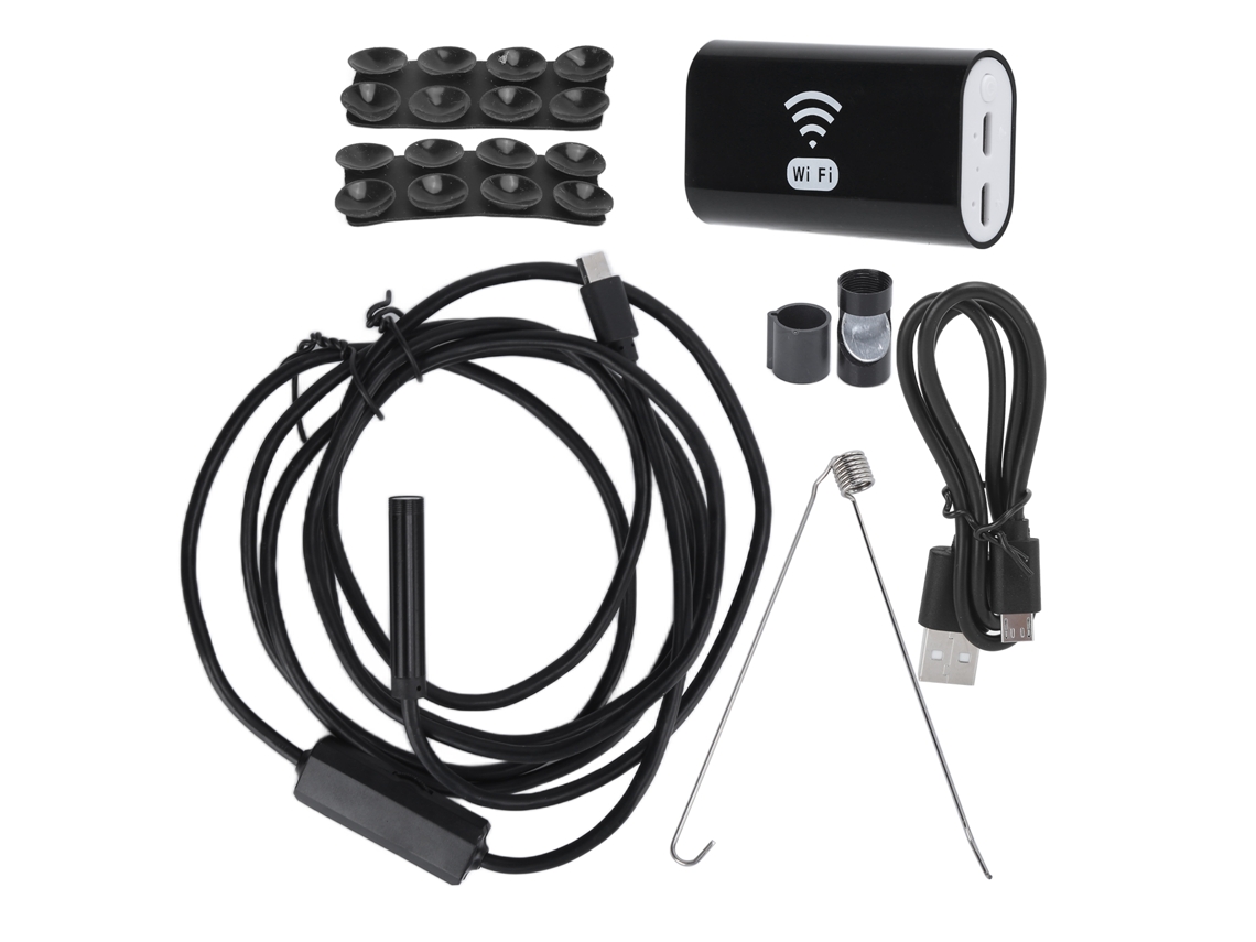 Endoscopio Industrial Con Cable Rígido De 8 Mm, Wifi Hd, Boroscopio Y Cámara Serpentina De 1,5 M Para Mantenimiento De Equipos.