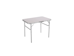 Mesa plegable de aluminio para camping y playa, 90x60 cm, Marbueno Summer