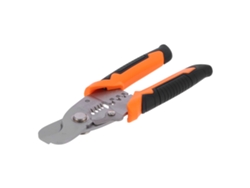 Herramienta De Crimpado De Cables De 175 Mm/6,9 Pulgadas Para Electricistas Con Tijeras De Acero Inoxidable Para Cortar, Pelar Y Con Sistema Antideslizante.
