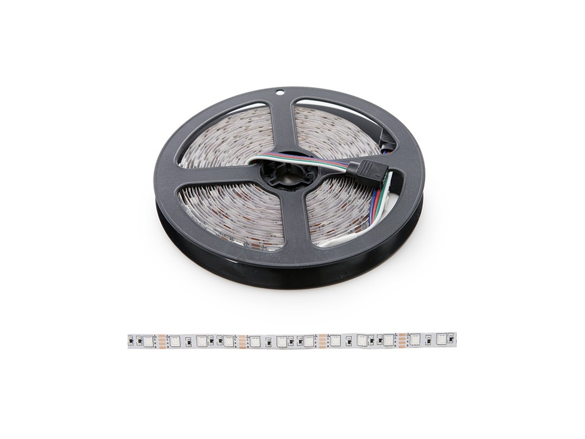 Tira de 300 LEDs 72W 4.200Lm SMD5050 12VDC IP33 RGB 5M x5M 40.000H [PL-219012-RGB-IP33]-RGB GREENICE