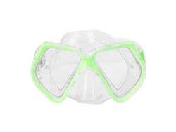 Gafas de buceo antivaho con visión HD y sellado hermético, color verde.