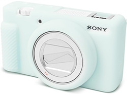 Funda EIFSON para Sony ZV 1f / ZV 1 II, fabricada en silicona suave con protector de pantalla contra arañazos (compatible, verde claro).