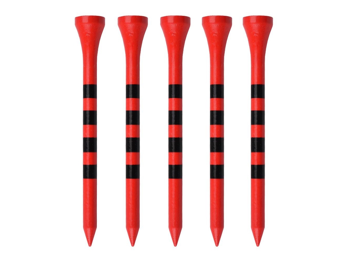 Yncm-soporte Para Pelotas De Bambú Con Tees Para Pelotas