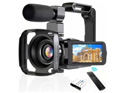 (negro 3, Solo Cámara) Cámara Digital Hd Giratoria De 270°, Cámara Digital 4k, 56 Mp, 3,0 Pulgadas