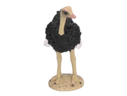 Modelo de avestruz Ats, figura salvaje simulada, colección educativa, propósito didáctico 627