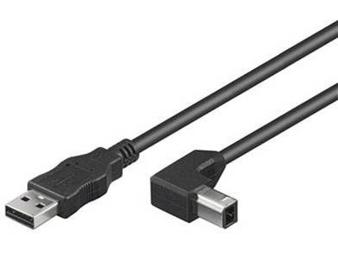 Cable USB TECHLY (USB - 50 cm - Negro)