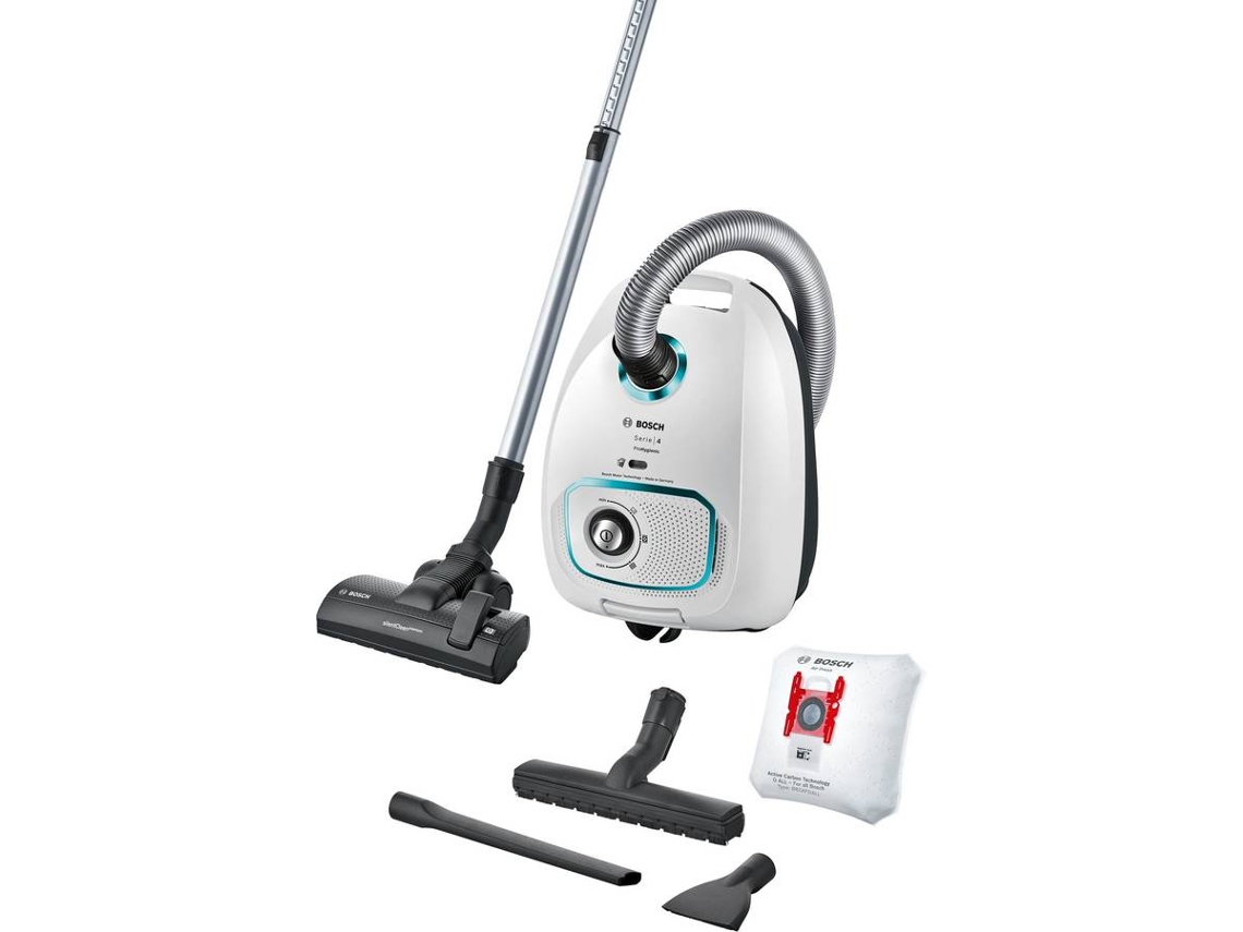 Aspiradora con bolsa BOSCH BGLS4HYG2 Serie 4 ProHygienic (69 dB -  bolsa de polvo 4 L)