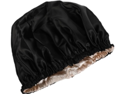Conjunto de gorro elástico de satén de 3 piezas para mujer, suave, transpirable y ajustable.