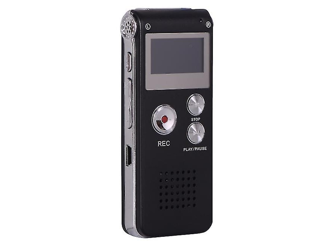 Grabadora estéreo HD de 16 GB con reproductor MP3 para entrevistas, conferencias y charlas en Black Yizhood
