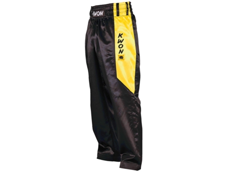 Pantalones de Niña para Boxeo KWON CLUBLINE Raso Dorado (140 cm)
