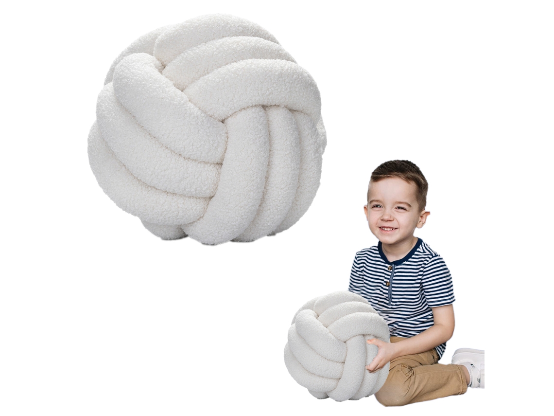 Cojín De Punto Hecho A Mano, Rollo De Cachemira, Decoración De Sofá