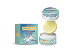Crema de limpieza eficaz para zapatos blancos.