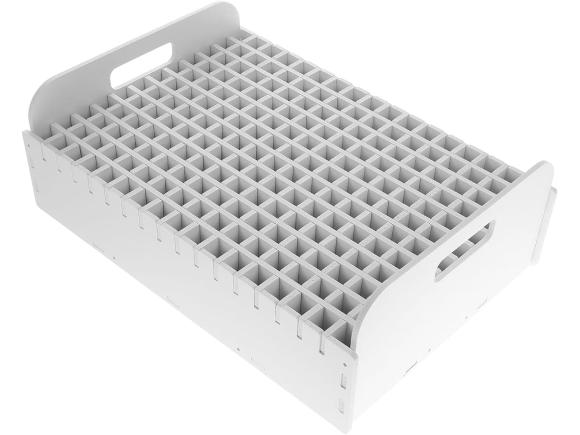 Organizador De Escritorio De 204 Orificios Para Estante De Almacenamiento Multifuncional Con Compartimentos.