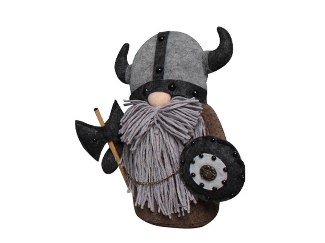 Dan26-muñeco De Peluche Enano Sin Rostro Caballero Vikingo Gladiador Figura Adorno De Mesa