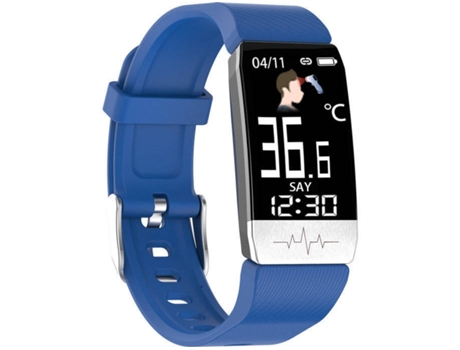 Smartwatch MDUG Monitor de Frequência Cardíaca Azul