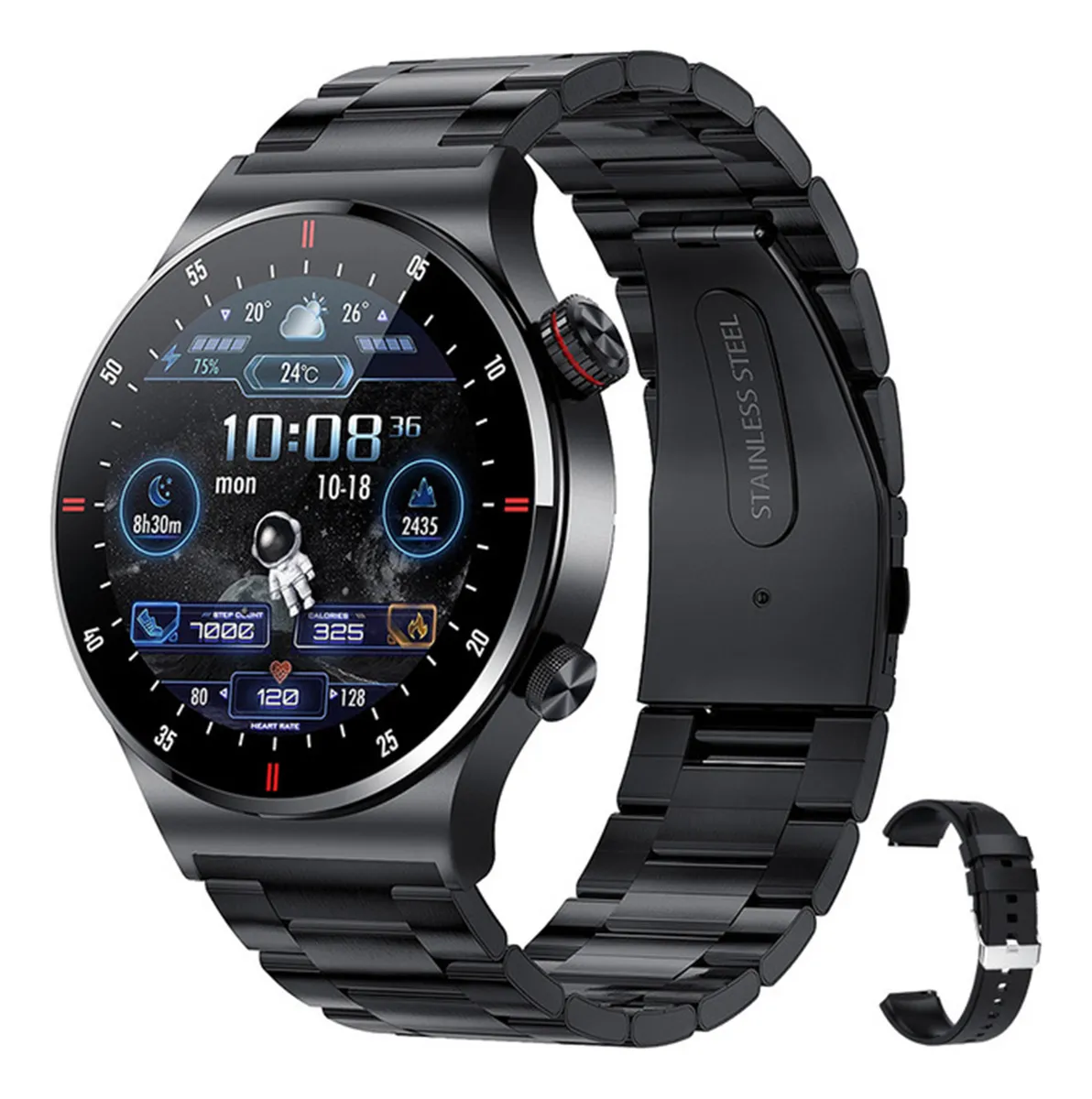 Reloj inteligente QW33 con Bluetooth, llamadas y NFC Vayotoy