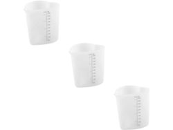 Vasos Medidores De Silicona. Marcas Permanentes En El Vidrio Que Nunca Se Desvanecerán. Vaso Medidor De Sil...