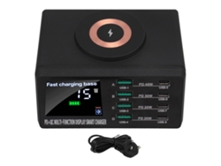 Cargador Inalámbrico (110w Potencia Alta, Pantalla Digital Magnética)