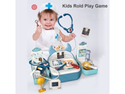 Set De Juguete De Médico Para Niños Con Mochila Y Maletín: Perfecto Para Un Regalo De Navidad O Cumpleaños.