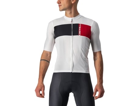 Jerseys CASTELLI Camisola Manga Curta Prologo 7 Branco 2XL Homem