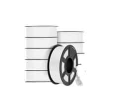 Filamento 3D, 1,75 mm, PLA OEM más blanco