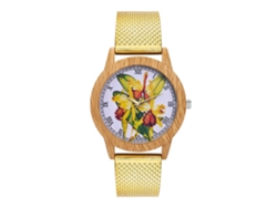 Reloj Analógico De Cuarzo Para Mujer Zhoulianfa Con Correa De Cuero Sintético (negro)
