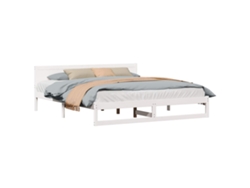 Maison Exclusive - Estructura De Cama 200 X 200 Cm Madera De Pino Macizo