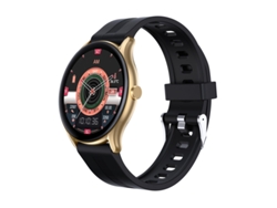 Smartwatch deportivo, pantalla IPS HD de 1.32", compatible con iPhone y Android, dorado Yizhood