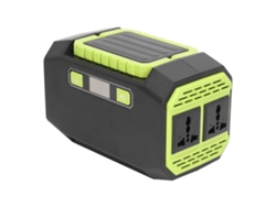 Generador de energía portátil de 150 W con salidas de CA, CC y USB para exteriores (100-240 V, enchufe británico)