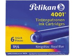 Recambio para Bolígrafos PELIKAN 4001 Azul (6 Un)