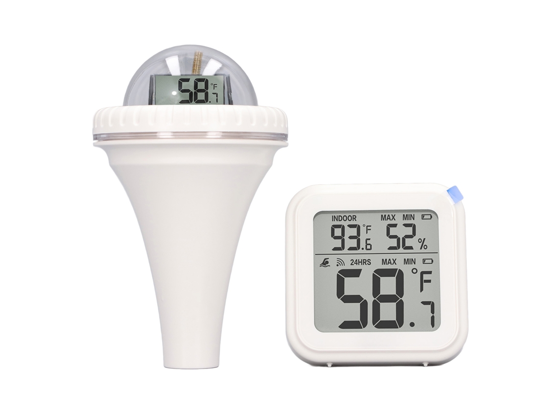 Termómetro Flotante Inalámbrico E Impermeable Para Piscinas Con Registro Digital De Temperatura.