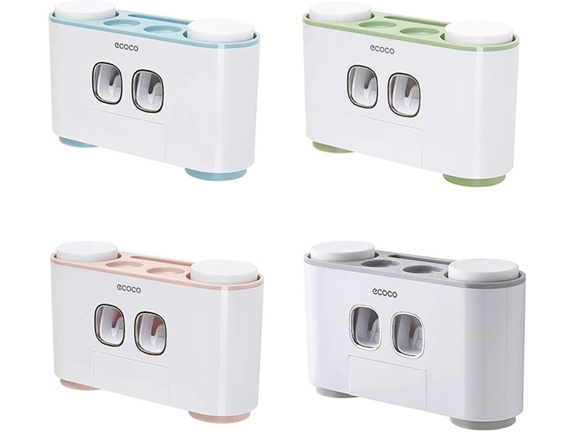 Dispensador Automático Multifuncional De Pasta De Dientes Y Soporte Para Cepillos De Juego De Para